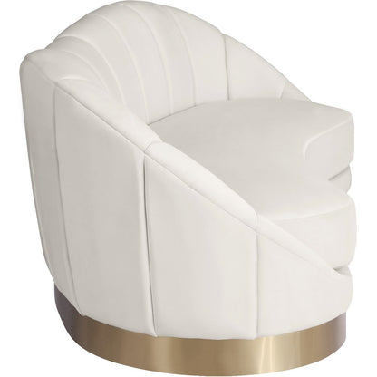 Shelly Cream Velvet Sofa
