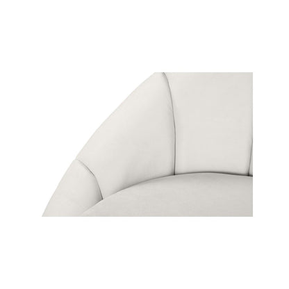 Shelly Cream Velvet Sofa