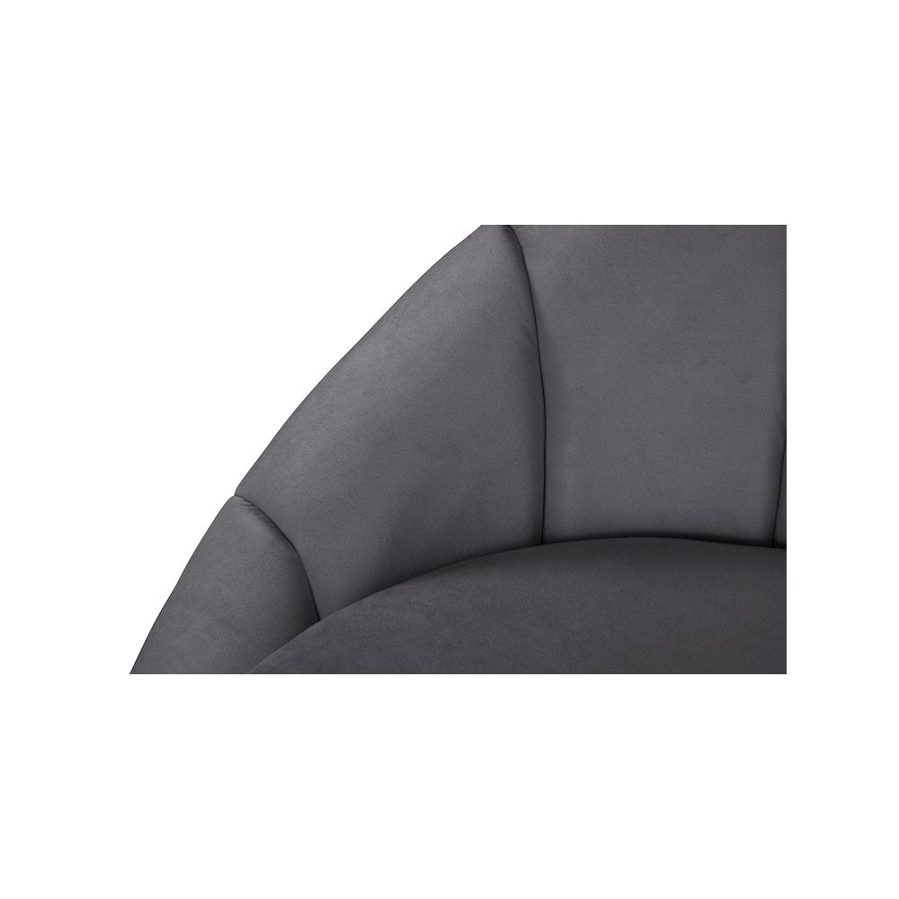 Shelly Grey Velvet Chair