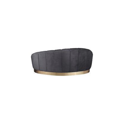 Shelly Grey Velvet Chaise
