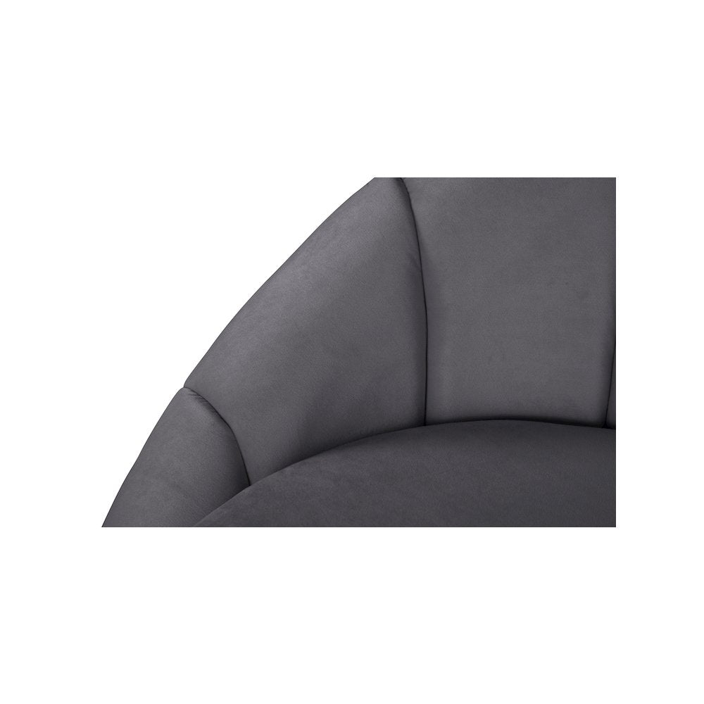 Shelly Grey Velvet Chaise