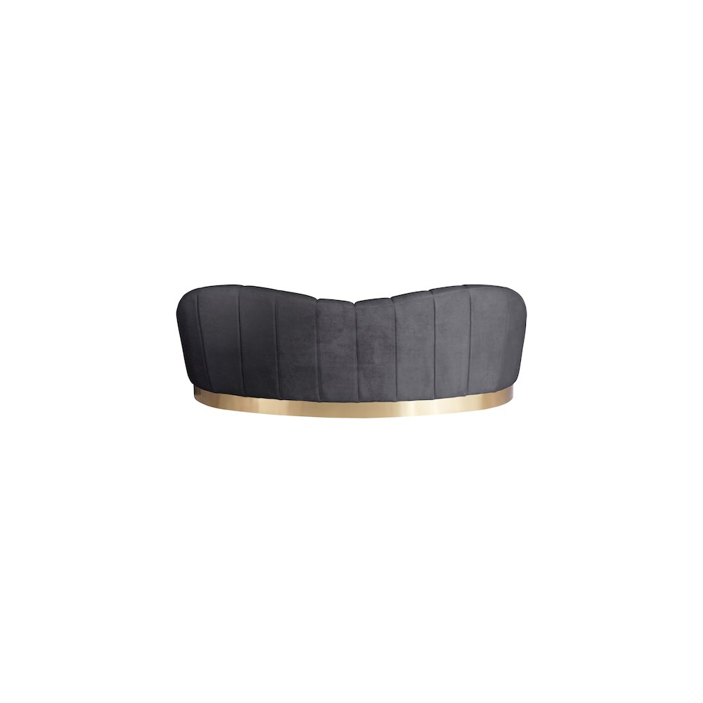 Shelly Grey Velvet Sofa