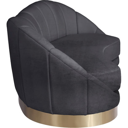 Shelly Grey Velvet Sofa