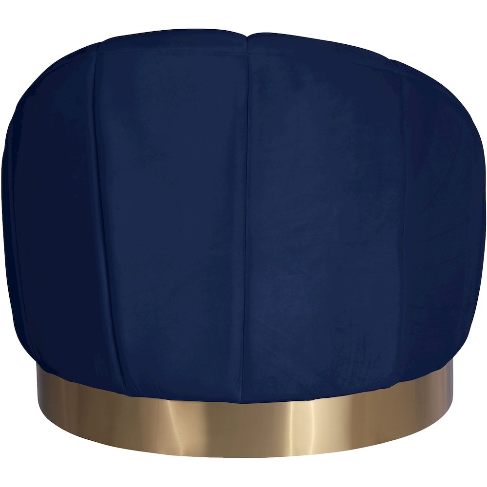 Shelly Navy Velvet Chair