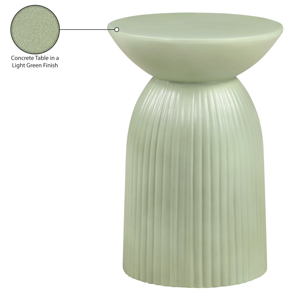 Opani Green Concrete Indoor/Outdoor End Table