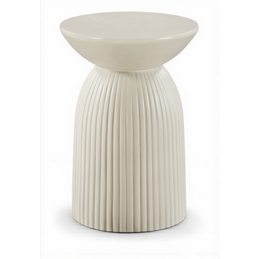 Opani Taupe Concrete Indoor/Outdoor End Table