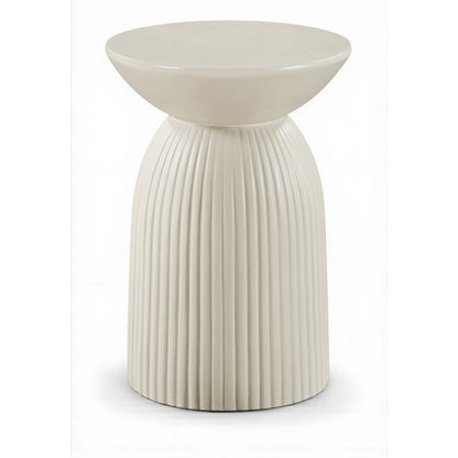 Opani Taupe Concrete Indoor/Outdoor End Table