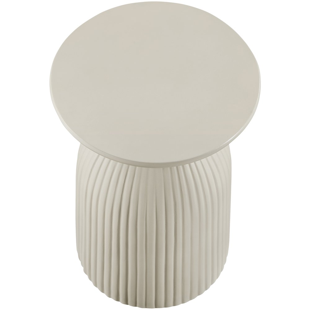 Opani Taupe Concrete Indoor/Outdoor End Table