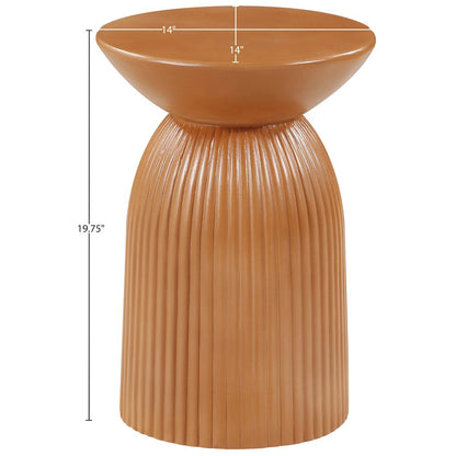 Opani Terracotta Concrete Indoor/Outdoor End Table