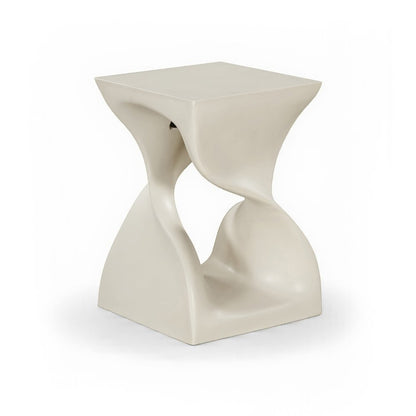 Jula Taupe Concrete Indoor/Outdoor End Table