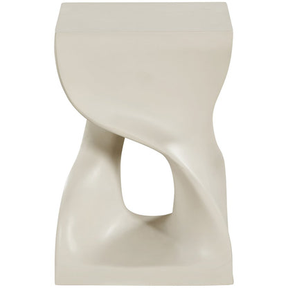 Jula Taupe Concrete Indoor/Outdoor End Table