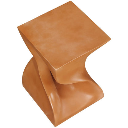 Jula Terracotta Concrete Indoor/Outdoor End Table
