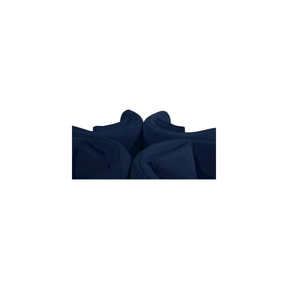 Circlet Navy Velvet Round Sofa Settee