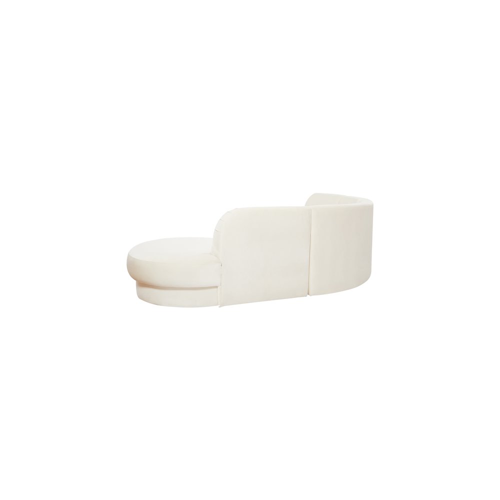Rosa Cream Velvet 3pc. Sectional