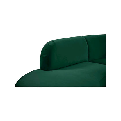 Rosa Green Velvet 3pc. Sectional