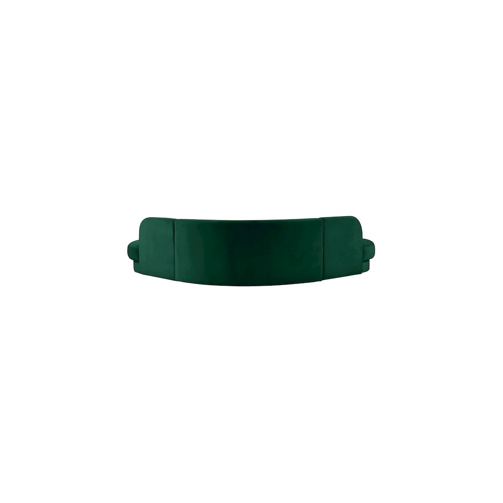 Rosa Green Velvet 3pc. Sectional