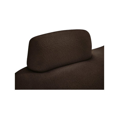 Argyle Brown Teddy Fabric Chaise/Loveseat