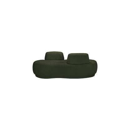 Argyle Green Teddy Fabric Chaise/Loveseat