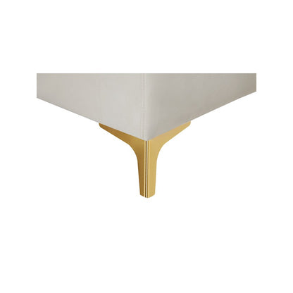 Naomi Cream Velvet Loveseat
