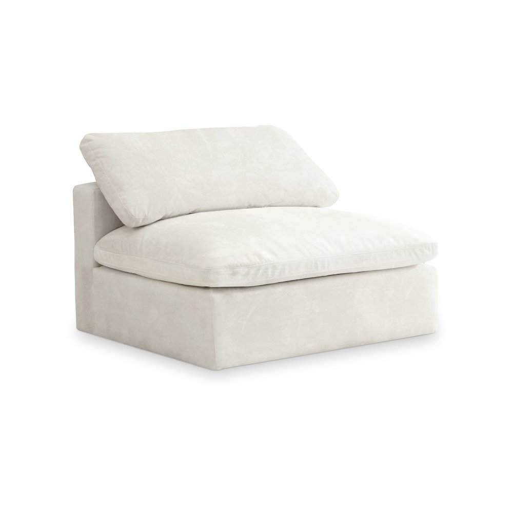 Cozy Cream Velvet Chair