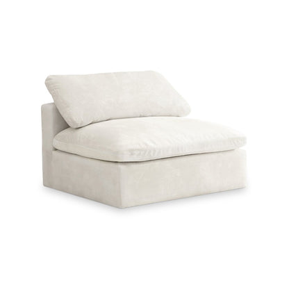 Cozy Cream Velvet Chair