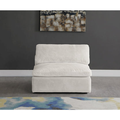 Cozy Cream Velvet Chair