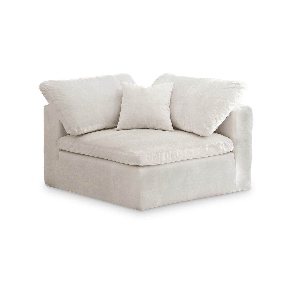 Cozy Cream Velvet Chair