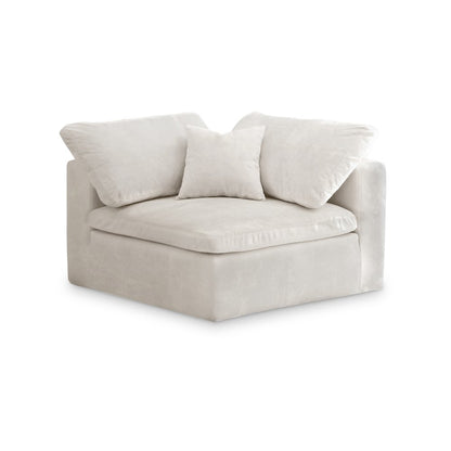 Cozy Cream Velvet Chair