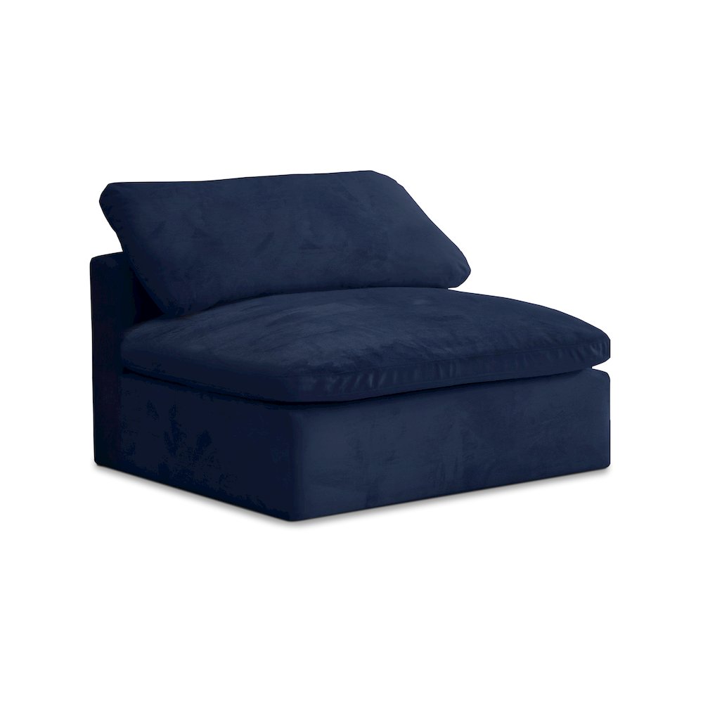 Cozy Navy Velvet Chair