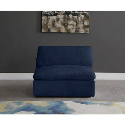 Cozy Navy Velvet Chair