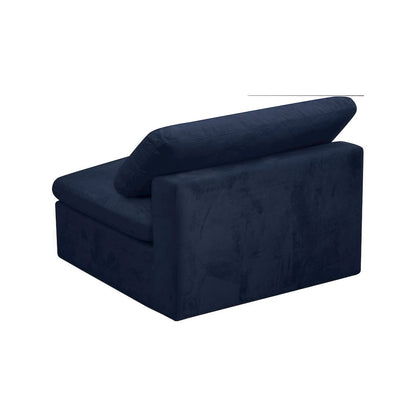 Cozy Navy Velvet Chair