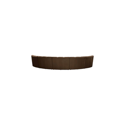Infinity Brown Velvet 5pc. Modular Sectional