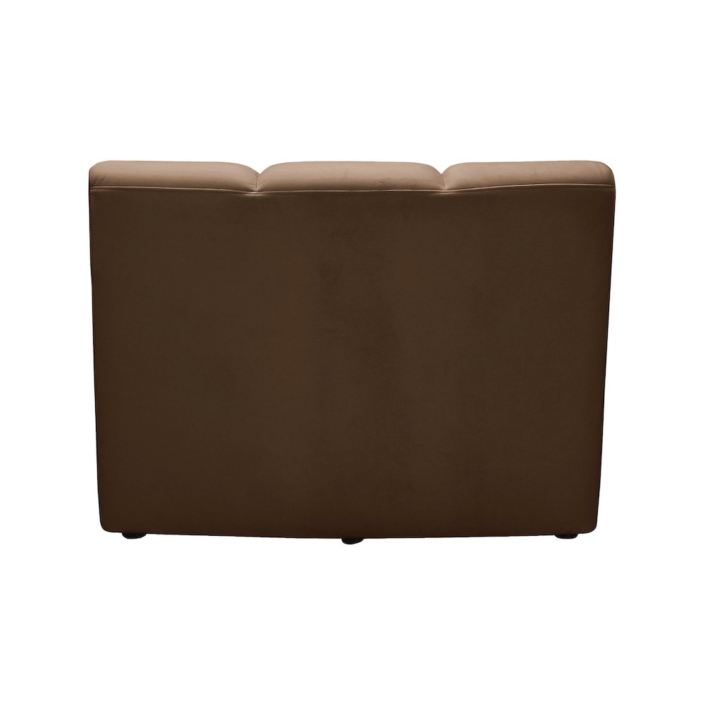 Infinity Brown Velvet Modular Chair