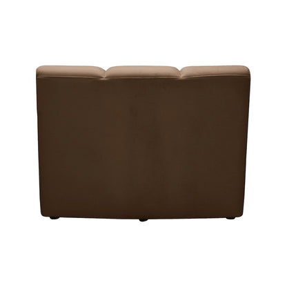 Infinity Brown Velvet Modular Chair