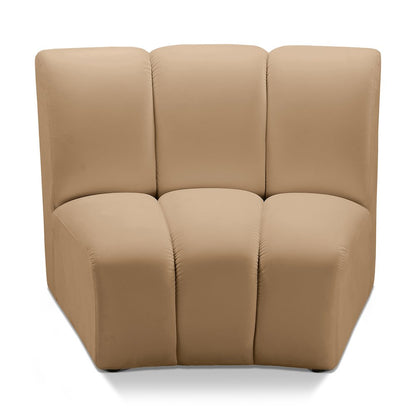 Infinity Camel Velvet Modular Chair