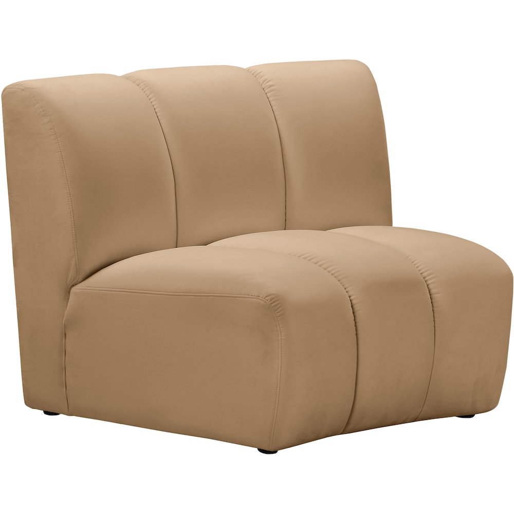 Infinity Camel Velvet Modular Chair
