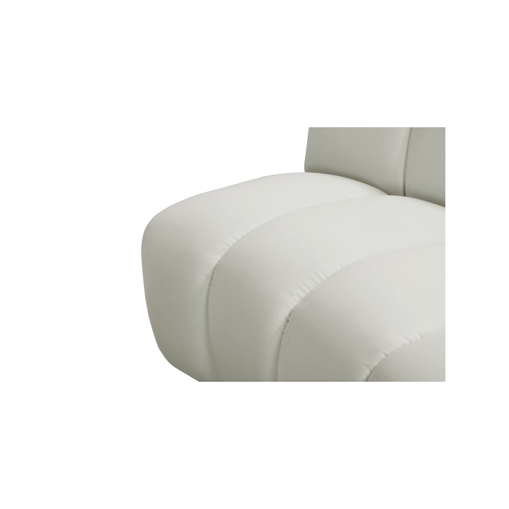 Infinity Cream Velvet 4pc. Modular Sectional