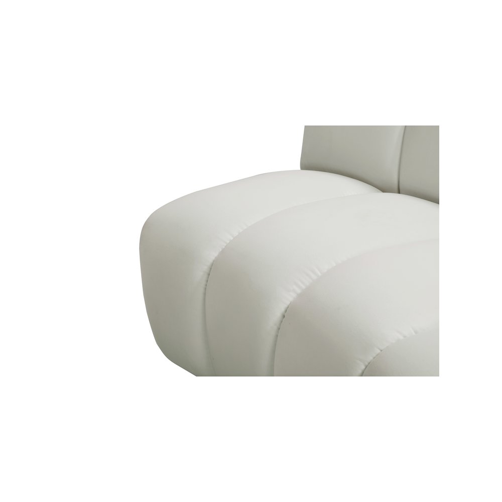 Infinity Cream Velvet Modular Chair
