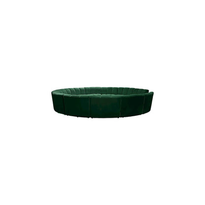 Infinity Green Velvet 12pc. Modular Sectional