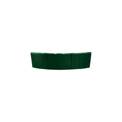 Infinity Green Velvet 3pc. Modular Sectional