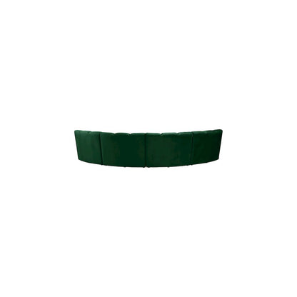 Infinity Green Velvet 4pc. Modular Sectional