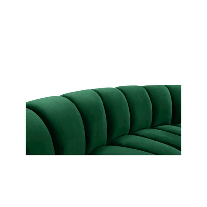 Infinity Green Velvet 8pc. Modular Sectional