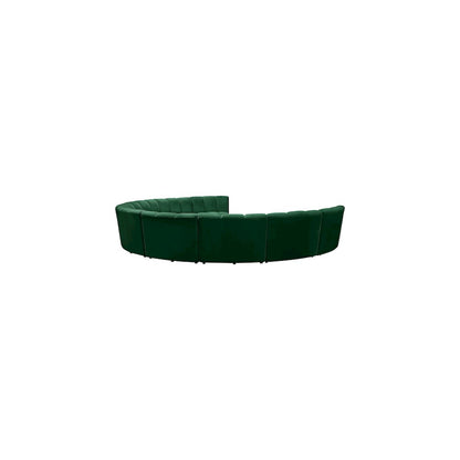 Infinity Green Velvet 9pc. Modular Sectional