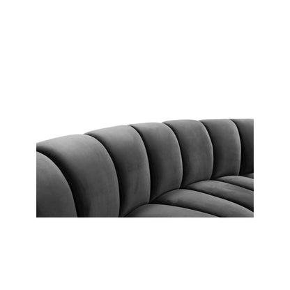 Infinity Grey Velvet 12pc. Modular Sectional