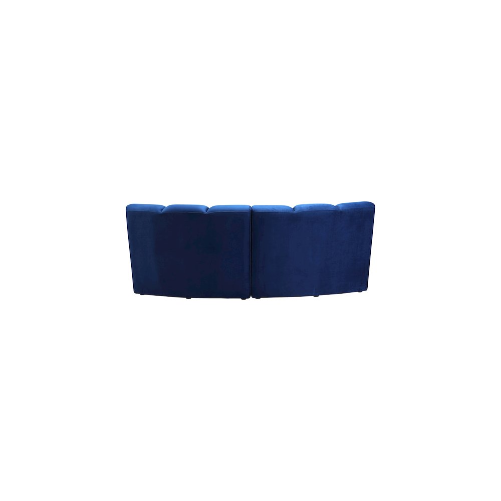 Infinity Navy Velvet 2pc. Modular Sectional