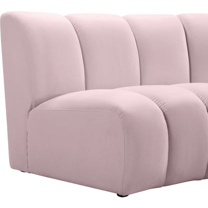 Infinity Pink Velvet 12pc. Modular Sectional