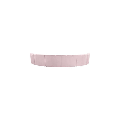 Infinity Pink Velvet 6pc. Modular Sectional