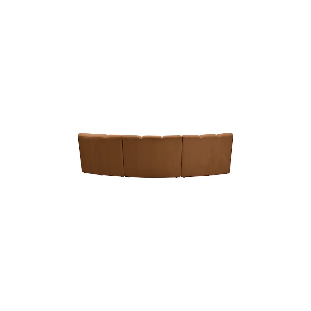 Infinity Saddle Velvet 3pc. Modular Sectional