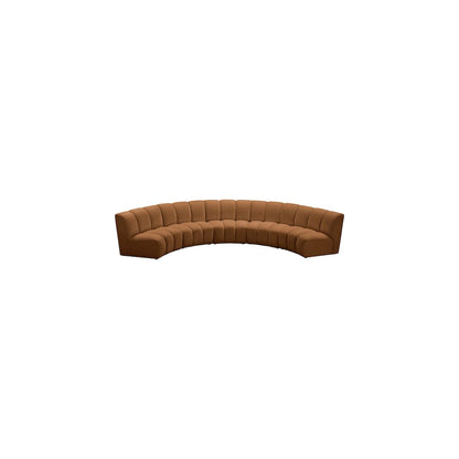 Infinity Saddle Velvet 5pc. Modular Sectional