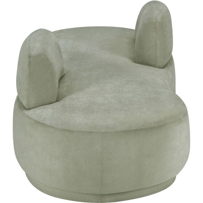 Argyle Mint Chenille Fabric Chaise/Loveseat